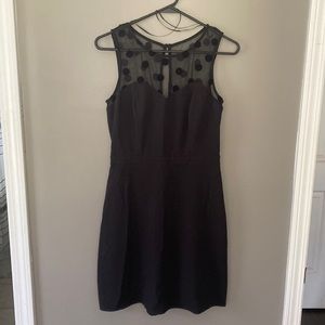 Lauren Conrad black sweetheart neckline dress. Size 4